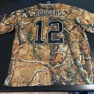 NFL Nike Jersey Aaron Rodgers Number 12 Green Bay Packers